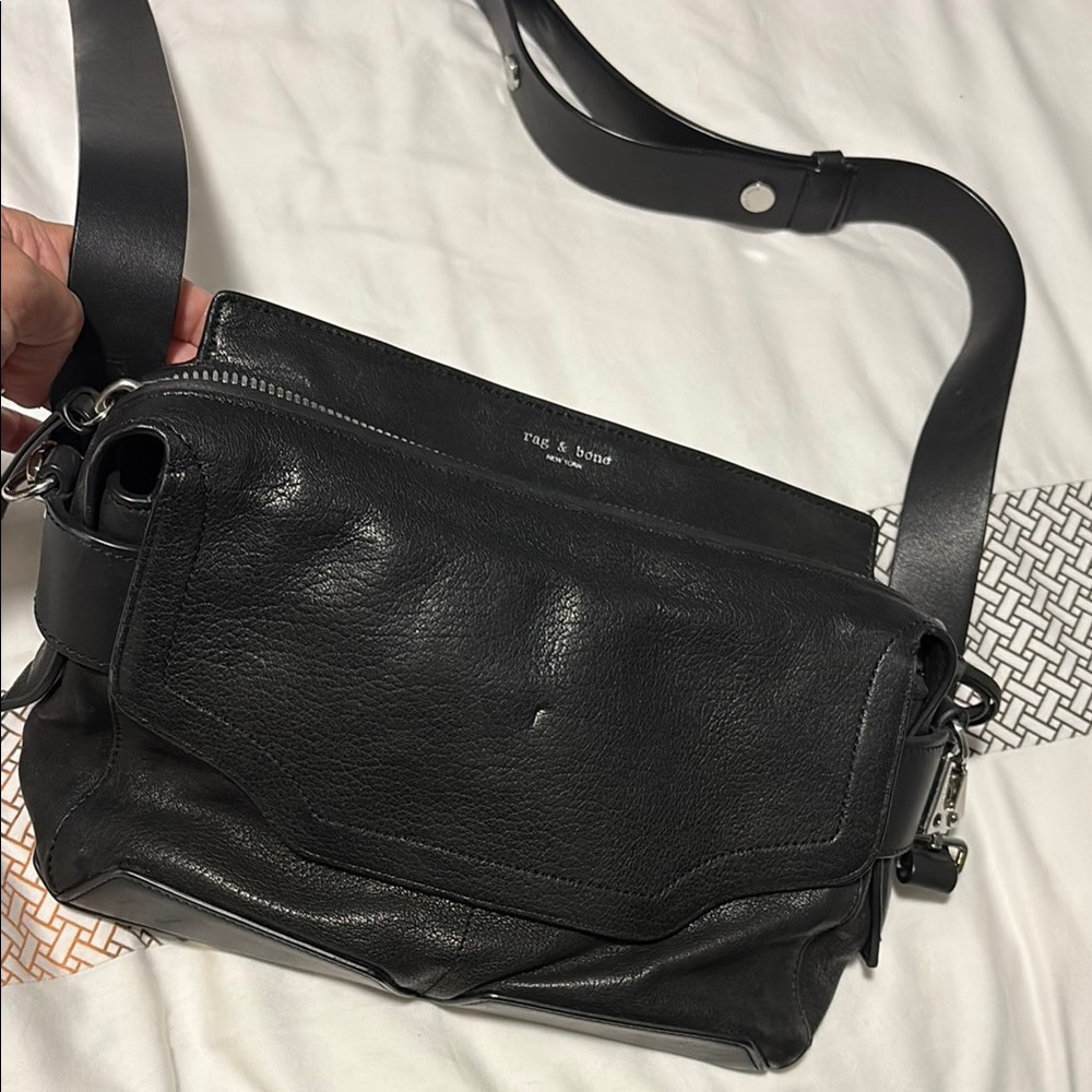 Rag & bone Black Leather woman’s shoulder bag